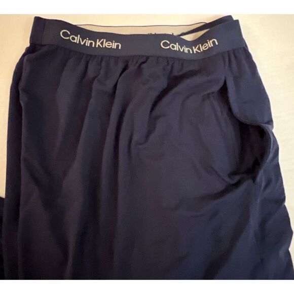 Calvin Klein NM2235410 Men Sz XL Navy Blue Modal Elastane Lounge Joggers Pants - Picture 10 of 10